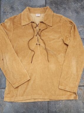 Vintage Lace Up Shirt for Sale up to 90% Off: Poshmark